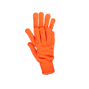 Guantes tejidos naranja