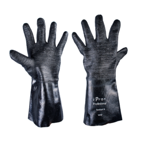 Guante de Neopreno-Negro Ipro-con acabado rugoso-14 pulgadas